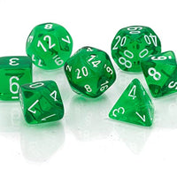 Chessex: Polyhedral Translucent Dice sets - 10mm