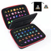 Dice Collection - DND Dice Set Storage Box + Zippered Dice Case + Logo Badge