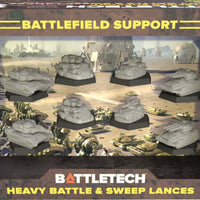Battlefield Support - Heavy Battle & Sweep Lances