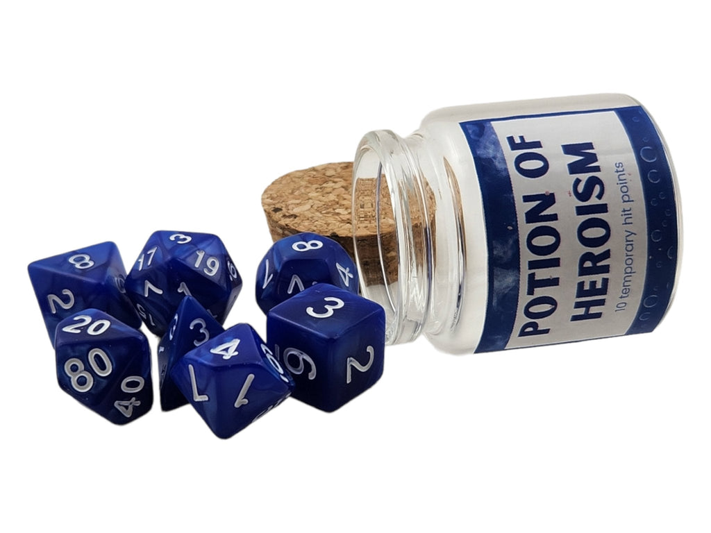 Heroism dice jar potion