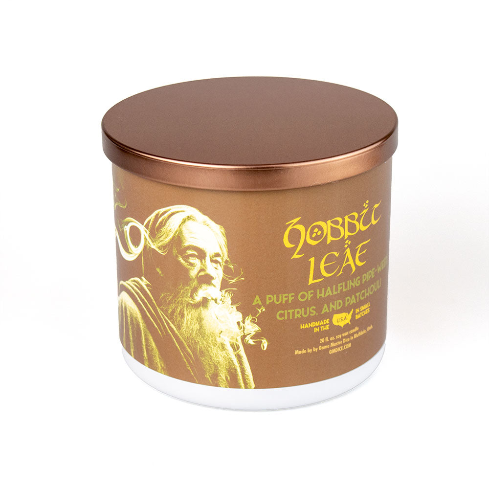 Hobbit Leaf Gaming Candle