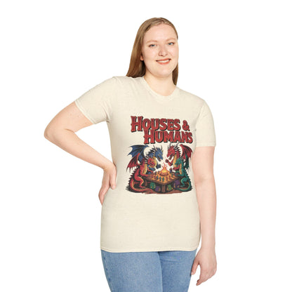Houses & Humans Shirt – D&D Parody Tee for Tabletop Gamers