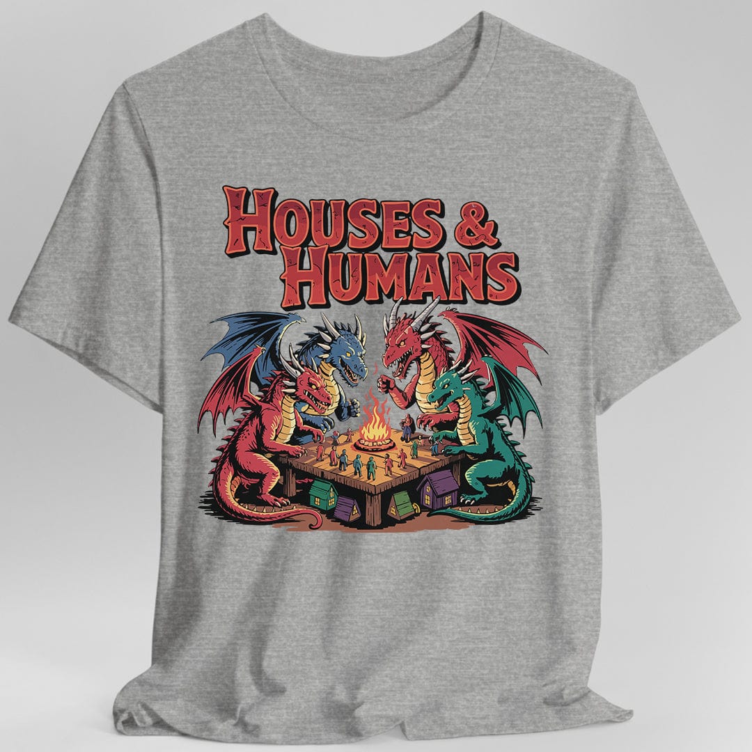 Houses & Humans Shirt – D&D Parody Tee for Tabletop Gamers