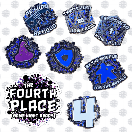 How I Roll Enamel Pin Set - Matching d20 Dice Pins for RPG Gamers