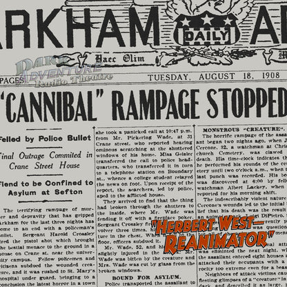 Dark Adventure Radio Theatre® - Herbert West: Reanimator