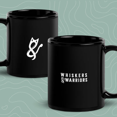 Whiskers & Warriors Cat Mug