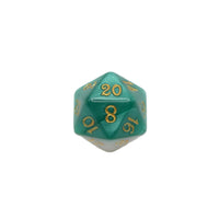 Two-Faced Iguana - 7 Piece DnD Dice Set | Acrylic RPG Gaming Dice