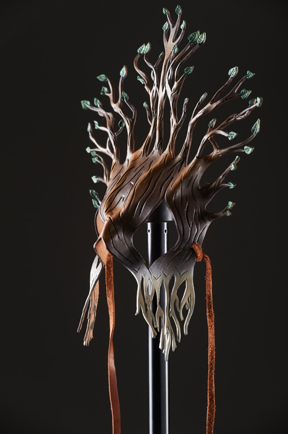 Summer - Handmade Genuine Leather Mask