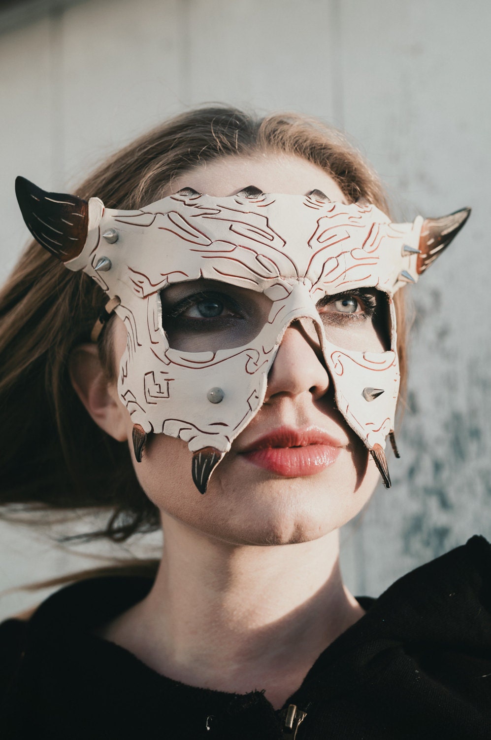 Handmade Genuine Leather Mask