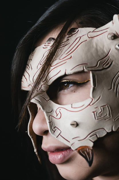 Handmade Genuine Leather Mask