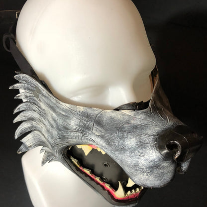 Mouth of the Lycan - Handmade Genuine Leather Riding Mouth Mask