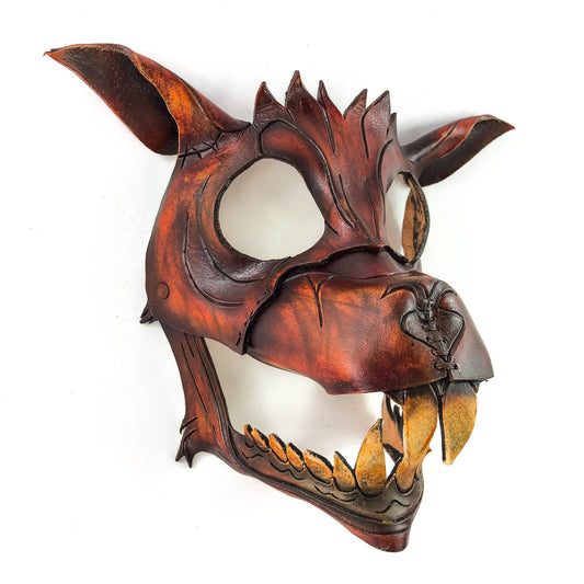 Handcrafted Genuine Leather Flying Squirrel Design