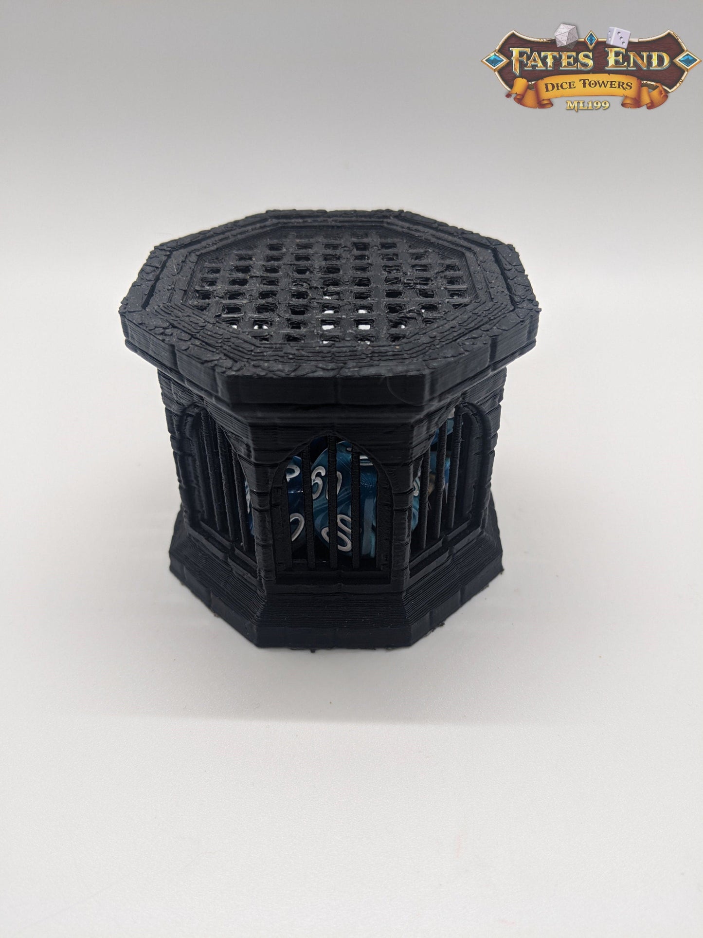 Dice Stone Jail 3D Printed