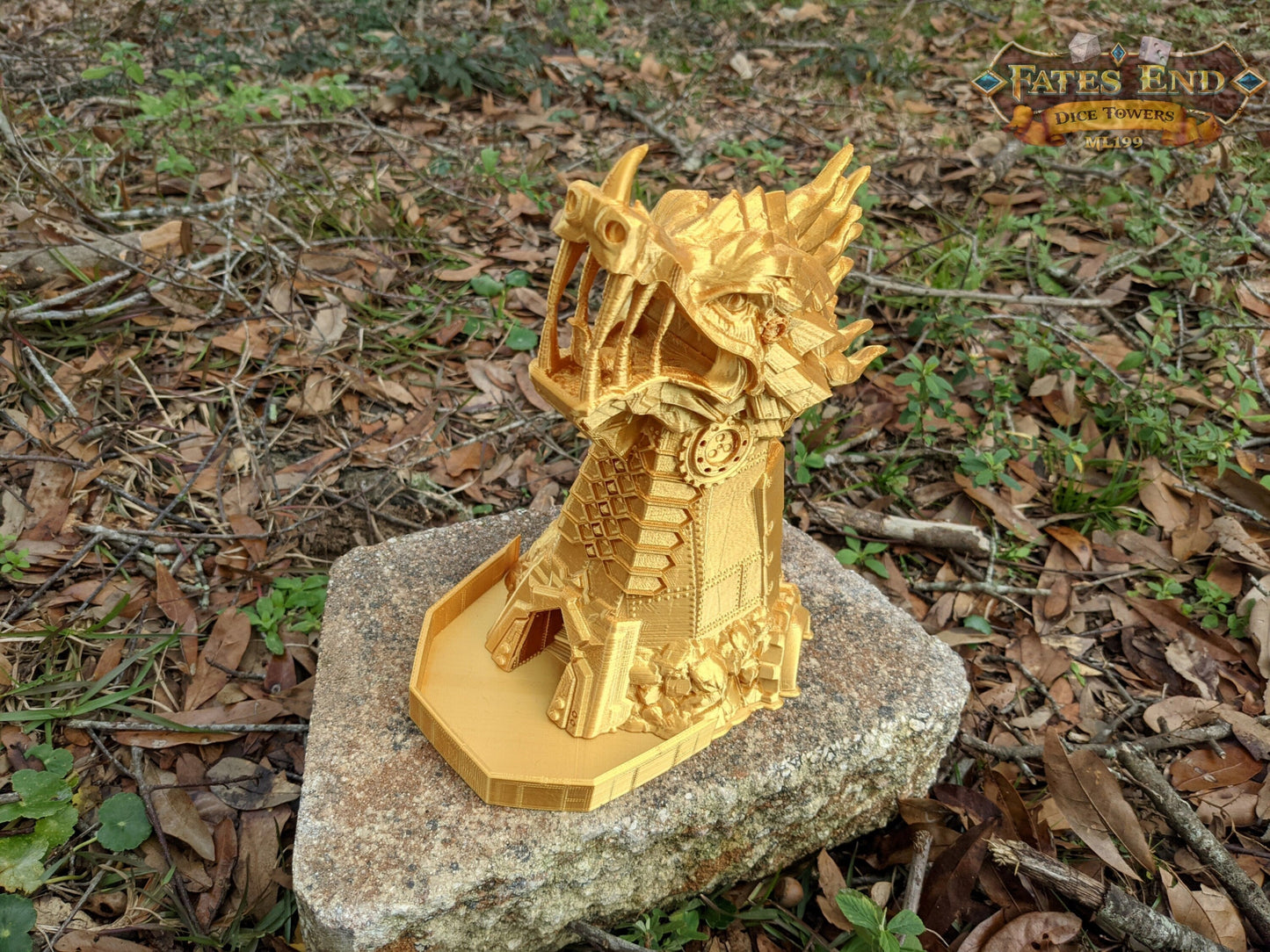 Clockwork Steampunk Dragon Dice Tower