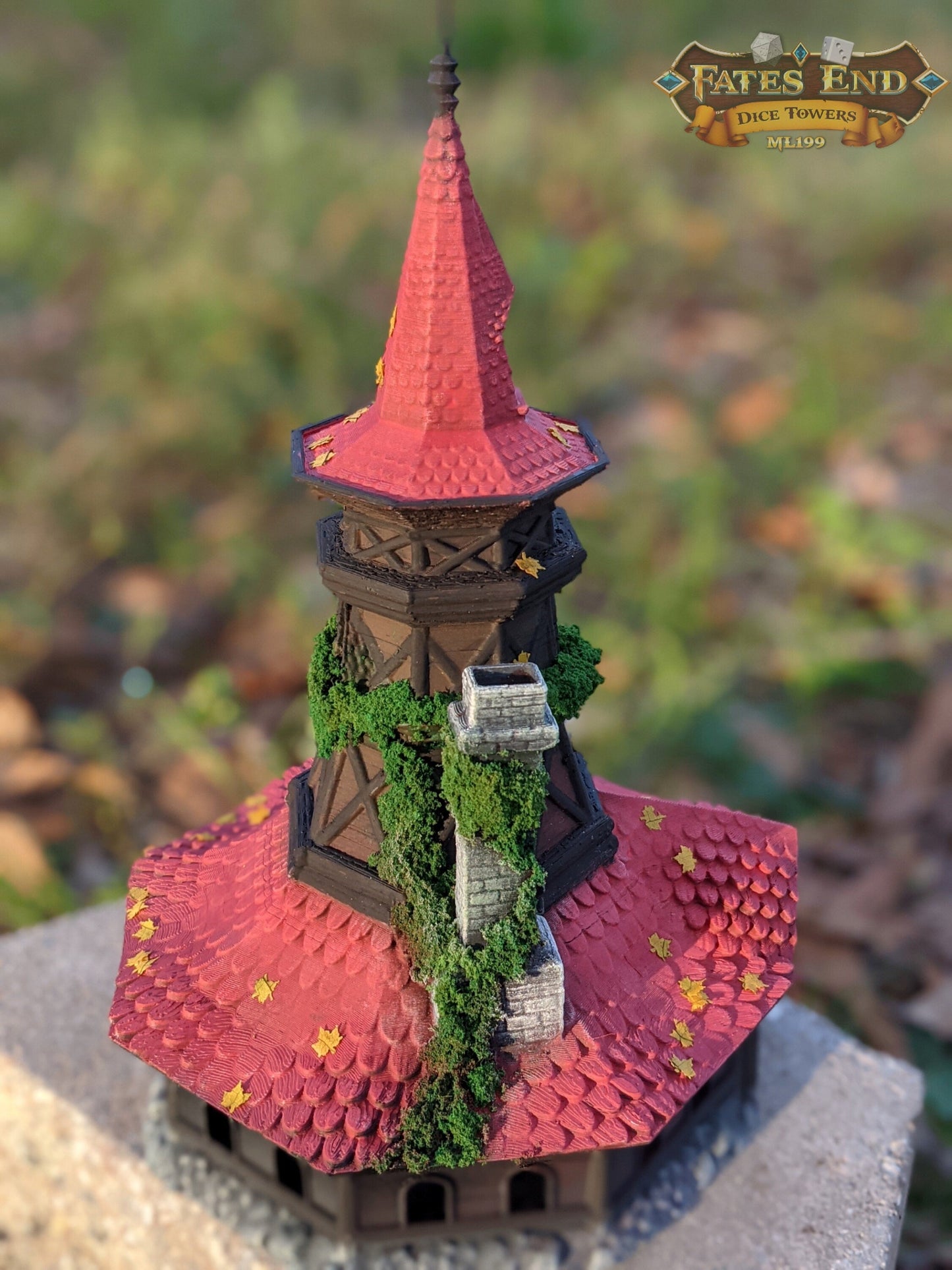 Bard Class 3D Printed RPG Dice Tower - Fate's End Collection