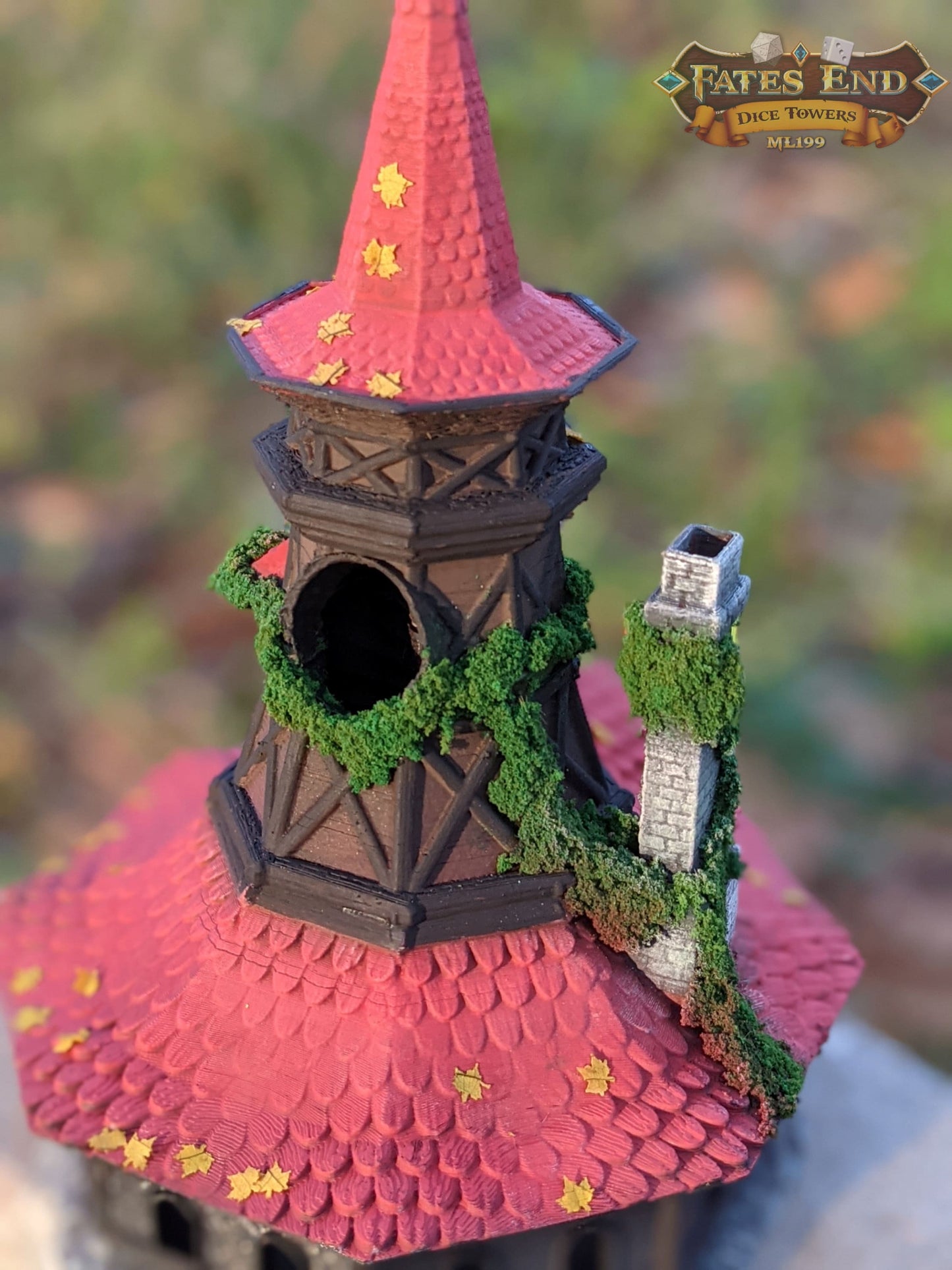 Bard Class 3D Printed RPG Dice Tower - Fate's End Collection