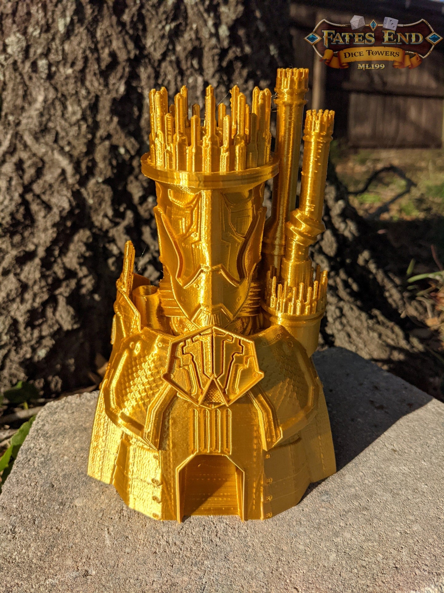 Warforged Steampunk 3D Printed Dice Tower