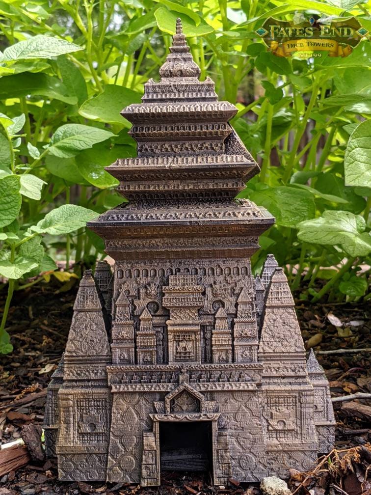 Monk 3D Printed Dice Tower