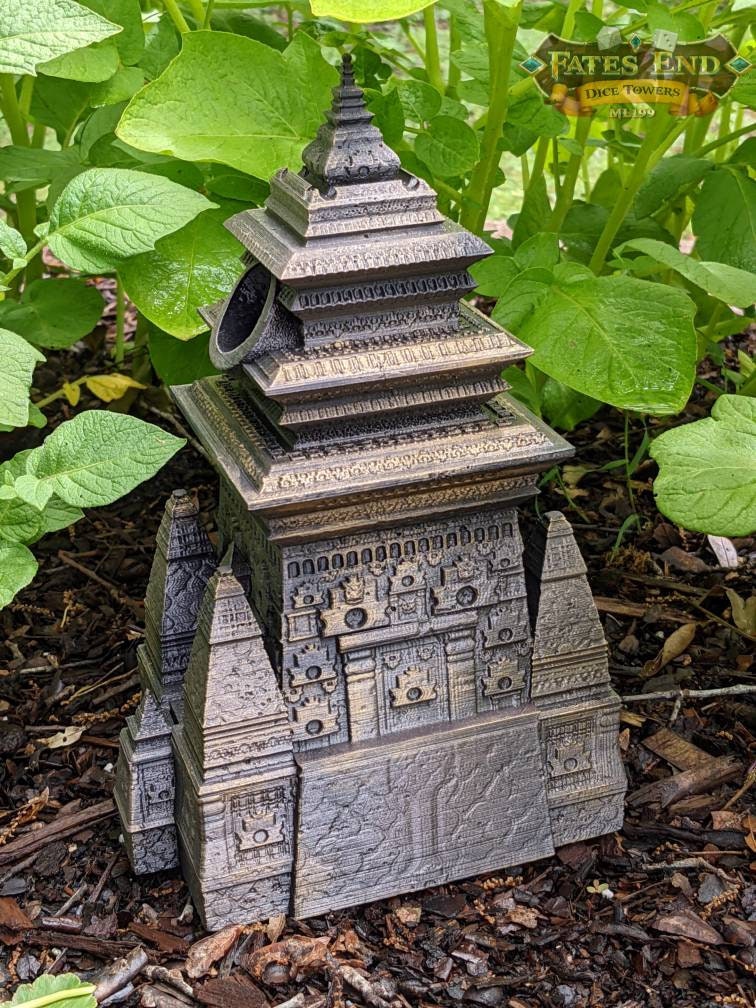Monk 3D Printed Dice Tower