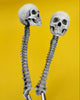 Human skulls with Spine, (Field Bones #62: Sapians) great for 1:12 scale dioramas, horror scenes, terrariums. Fun action figure accessories.