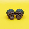 Forest skulls, set of 2 great for 6 inch and 7 inch scale dioramas, horror scenes, terrariums. Fun action figure accessories.