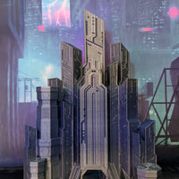 Cyberpunk Dice Tower