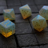 Dragon Shield Gemstone Opalite (And Box) Dice Set