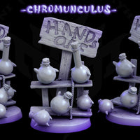 Chromunculus - 3d Printed Miniature (32mm)