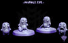 Marble eyes - 3d Printed Miniature (32mm)