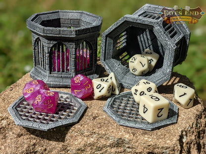 Dice Stone Jail 3D Printed