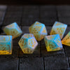 Dragon Shield Gemstone Opalite (And Box) Dice Set
