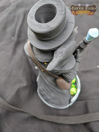 Plague Doctor 3D Printed Dice Tower