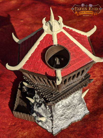 Barbarian Class 3D Printed RPG Dice Tower - Fate's End Collection