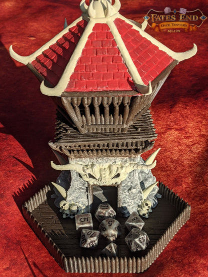 Barbarian Class 3D Printed Dice Tower