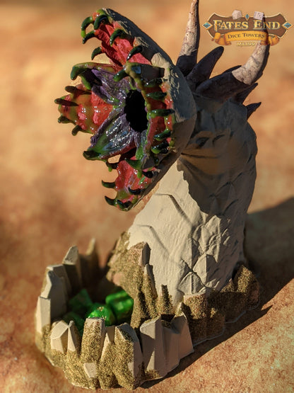 Moon Sand Worm Dice Tower
