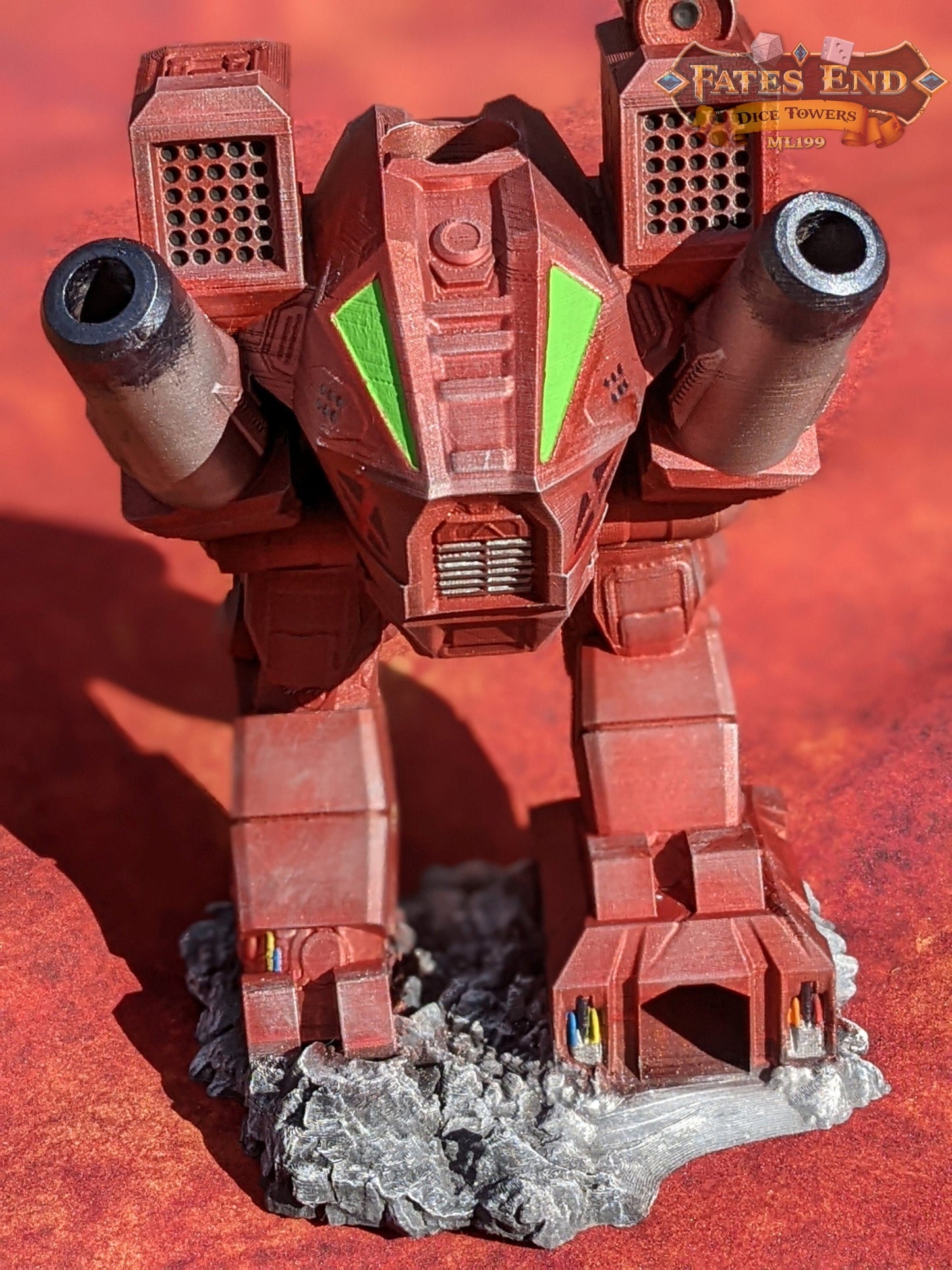 Mech Robot Dice Tower