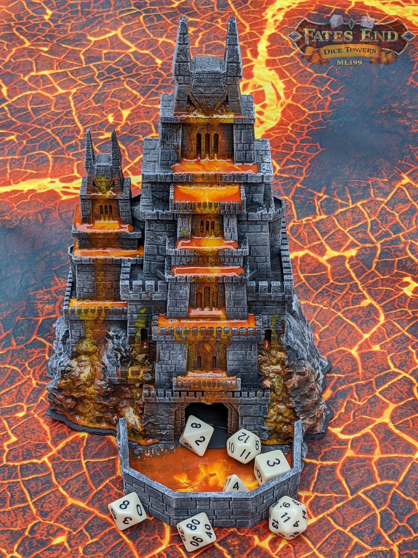 Dragonborn Dice Tower