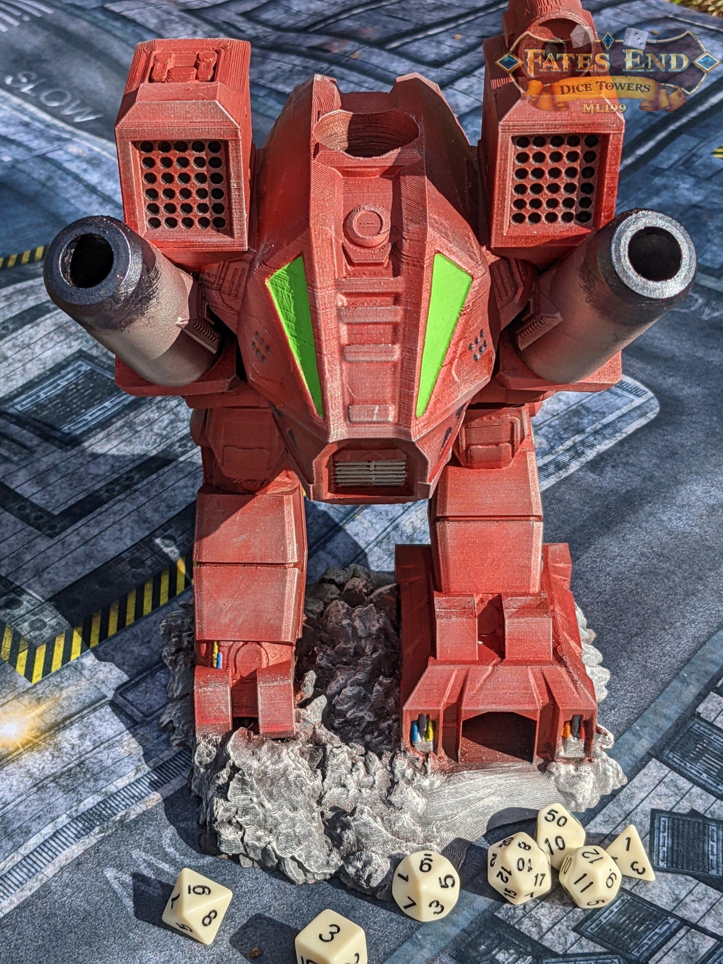 Mech Robot Dice Tower