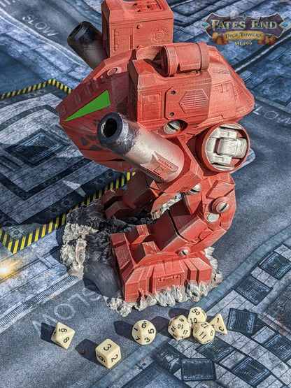 Mech Robot Dice Tower