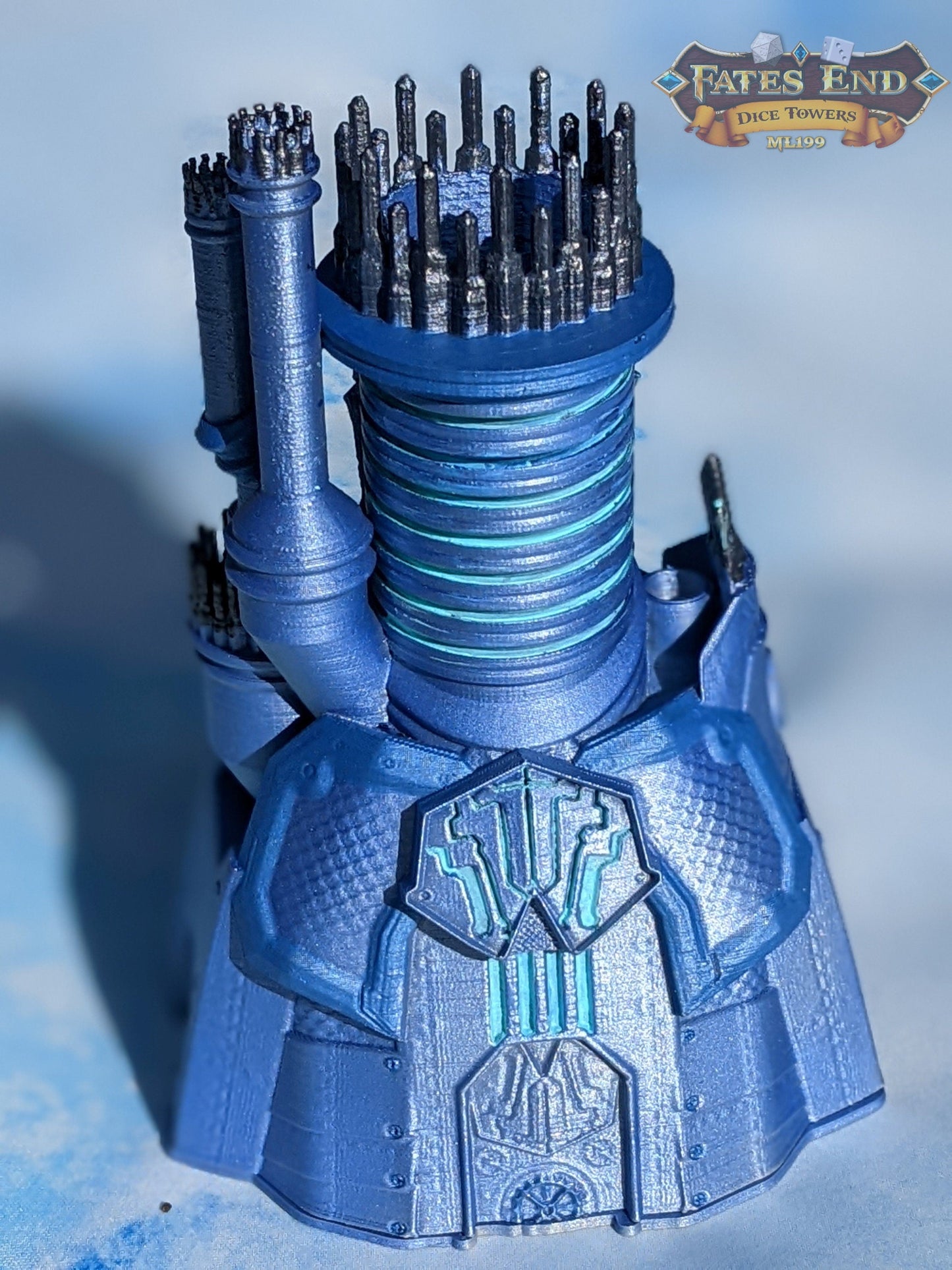 Warforged Steampunk 3D Printed Dice Tower