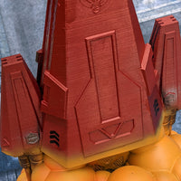 Space Ship 3D Printed Dice Tower