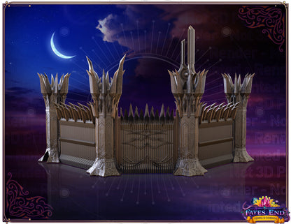 Fates End Necrotic Lord GM/DM Screen