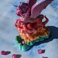 Alicorn & Unicorn 3D Printed Dice Tower