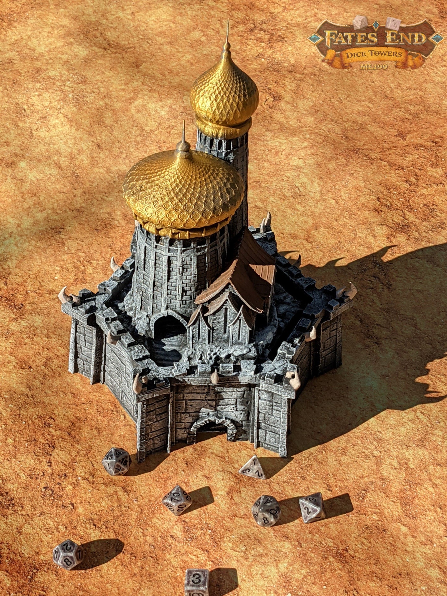 Dragonlance Weis-Hickman 3D Printed Dice Tower