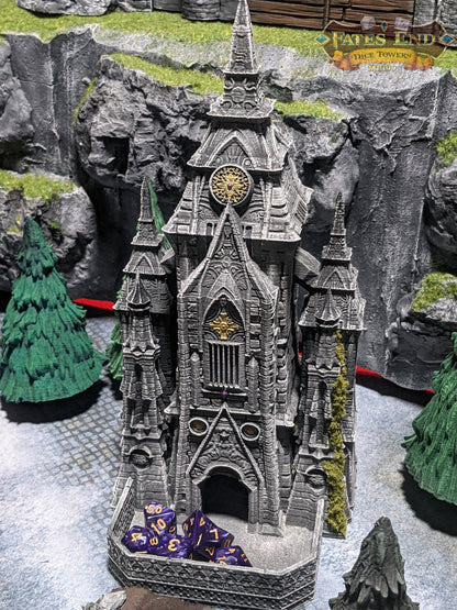 Vampire Cathedral Dice Tower for RPGs