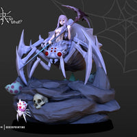 Kumoko - spider lady - so I'm a spider - sfw - nsfw - unpainted - 3d printed model - fan art