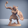 Minoc's with out helmets - Order of the Laybrinth by Artisan guild - 3d printed -DND - pathfinder - tabletop - rpg - miniatures -