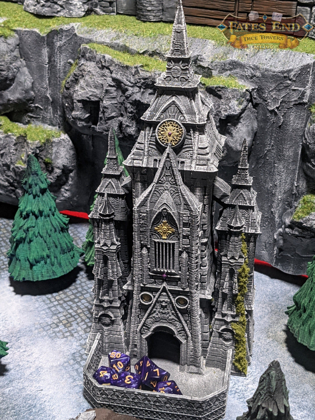 Vampire Cathedral Dice Tower for RPGs