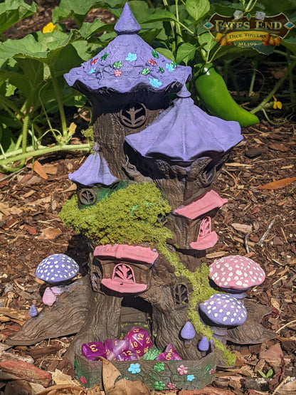 Fairy 3D Printed Dice Tower - Fate's End Collection Enchanted Forest Theme