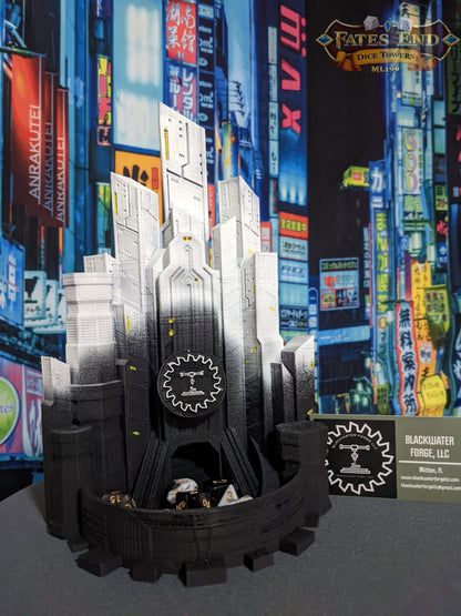 Cyberpunk Dice Tower